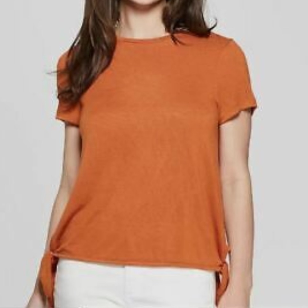 Universal Thread | Orange Side Knot T-Shirt